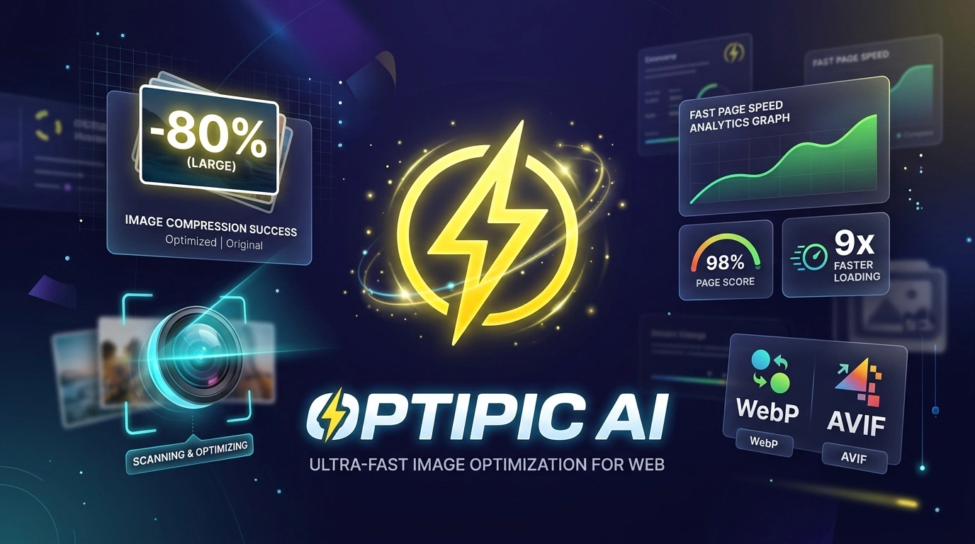 OptiPic AI – Image Optimizer and ALT text generator